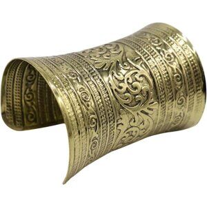 🔥 Trendy Fashion Jewelry Antique Women Gold Long Metal RustyColor Cuff Bracelet